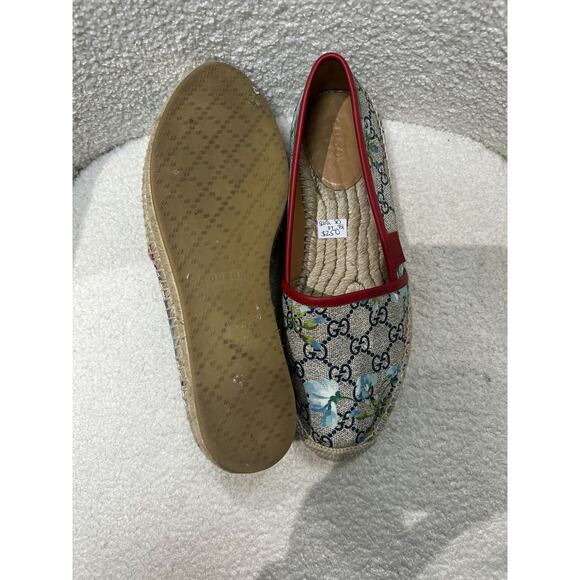 Gucci GG Blooms Canvas Espadrilles - Size 37 - Excellent Condition - Picture 5 of 6